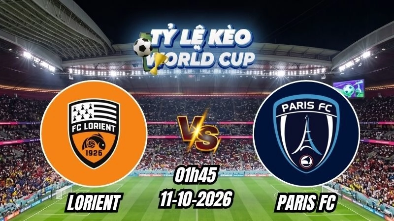 Soi kèo nhà cái Lorient vs Paris FC 01h45 – 11/10/2026