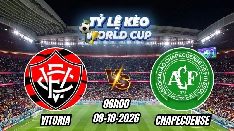Soi kèo nhà cái Vitoria vs Chapecoense 06h00 – 08/10/2026